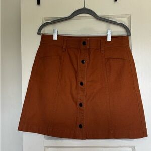 Madewell A-Line Miniskirt